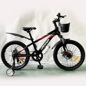 Двухколёсный детский велосипед 20 дюймов HAMMER HM-220 подхотит от 6-ти до 12 ле. . фото 2