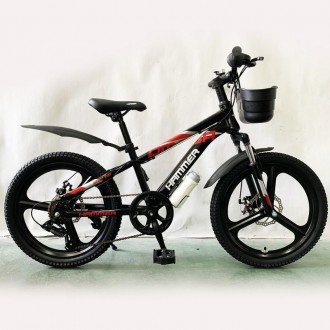 Двухколёсный детский велосипед 20 дюймов HAMMER VA-240 подхотит от 6-ти до 12 ле. . фото 2