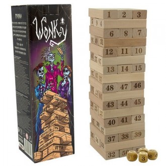 Гра настільна Wonky в коробці Рос Strateg 30358*
 
У грі «Wonky» на відміну від . . фото 3