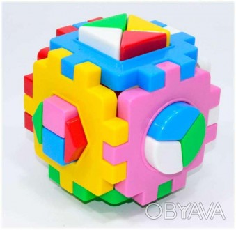  Куб "Умный малыш Логика-2" 2469 (24) "ТЕХНОК"
Сортер - это игрушка, цель которо. . фото 1