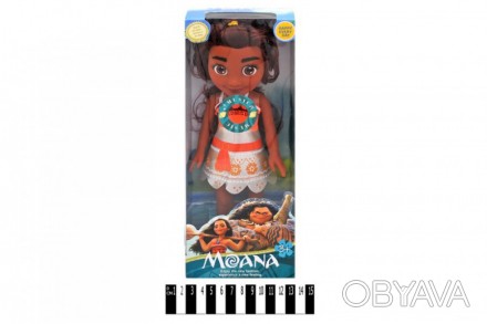 Лялька "Моана " з аксесуарами (озвучена, коробка) 3011
Красивая кукла, одета в м. . фото 1