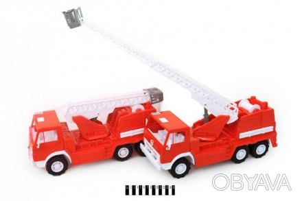  Дитяча пожежна машина, велика ORION (034)
Велика тримісна пожежна машинка в точ. . фото 1