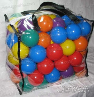 Набір кульок для басейнів 60 мм (сумка) М (шт.). . фото 1