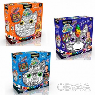  Розмальовка сумка "My Color Pet-Bag" Набір для творчості від 5+ Кішка Danko Toy. . фото 1