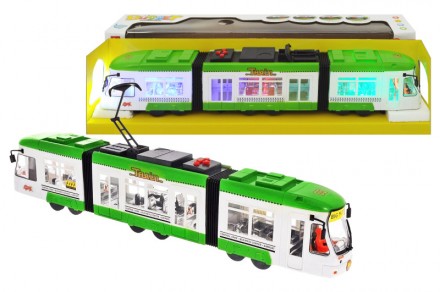 
Детский трамвай на батарейках станет отличным подарком для вашего малыша. Яркая. . фото 4