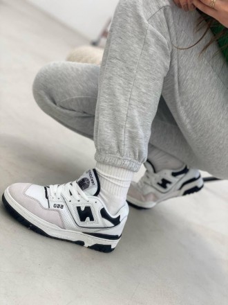 Кроссовки мужские белые с черным New Balance 550 White Black
Крутая модель повсе. . фото 7