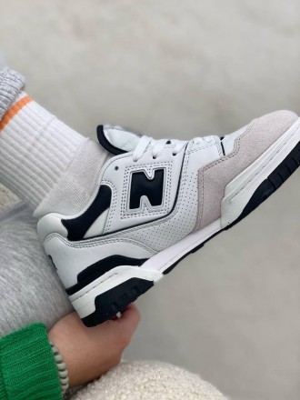 Кроссовки мужские белые с черным New Balance 550 White Black
Крутая модель повсе. . фото 11