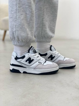 Кроссовки мужские белые с черным New Balance 550 White Black
Крутая модель повсе. . фото 8