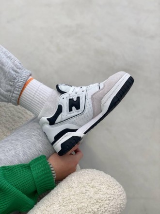 Кроссовки мужские белые с черным New Balance 550 White Black
Крутая модель повсе. . фото 5