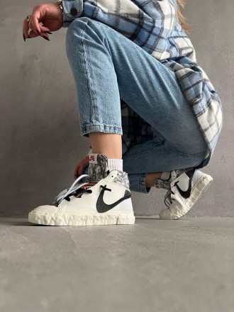 Кроссовки мужские белые Nike Blazer Mid x ReadyMade 
Шикарная коллаборация мужск. . фото 4