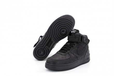 Кроссовки женские черные зимние Nike Air Force x Louis Vuitton (07363). Киев. фото 1 Кроссовки женские черные зимние Nike Air Force x Louis Vuitton (07363). Киев. фото 1