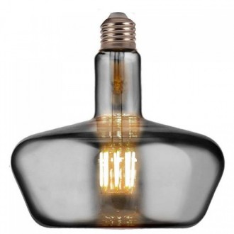 Лампа винтажная светодиодная (ретро) Filament led Ginza-XL 8W Е27 2200К Янтар. . фото 3