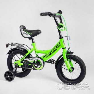 Детский двухколесный велосипед Corso 12” предназначен для юных велосипедистов! Н. . фото 1
