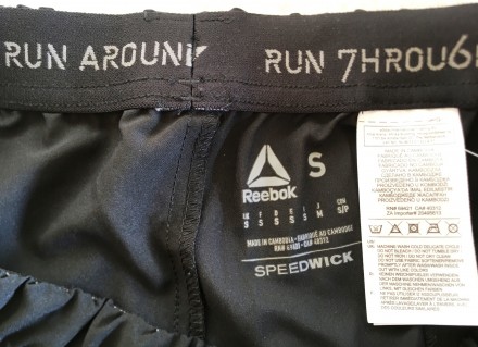 Продам НОВЫЕ оригинальные спортивные штаны Reebok Speedwick (Камбоджа) 44-46(S) . . фото 4