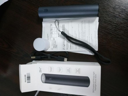 Фонарик ручной Zmi Portable Flashlight + Power Bank 5000 mAh Black (LPB02)
 
 
ф. . фото 6