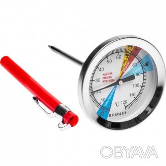 Термометр для ветчинницы Browin на 0,8 кг 0-120 ° C
Термометр подходит для прове. . фото 1