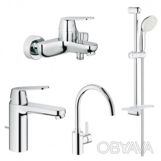 Набір змішувачів Grohe Eurosmart M-Size 126115MK являє собою комплексне рішення . . фото 1