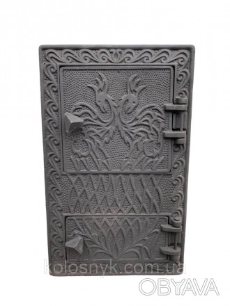  
 Чугунные дверцы
 "Корона квадрат", украшенные стилизованной короной – это пре. . фото 1