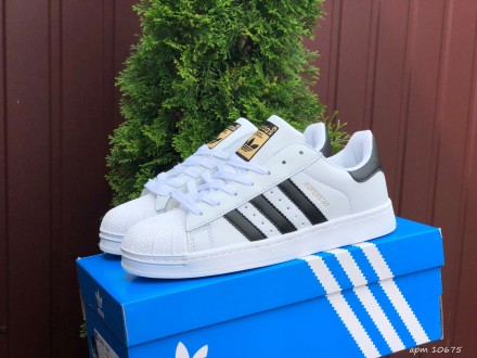 Женские демисезонные кеды Adidas Superstar белые с черным. Харків. фото 1 Женские демисезонные кеды Adidas Superstar белые с черным. Харків. фото 1