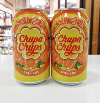 Газированный напиток Чупа Чупс Апельсин Orange Chupa Chups 0.345л Чупа-Чупс апел. . фото 6