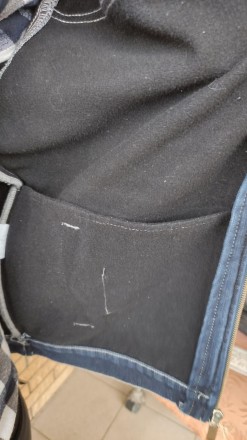 Куртка мужская джинсовая утепленная (на флисе) стрейчевая на молнии DIFFER, Турц. . фото 4