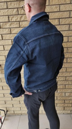 Куртка мужская джинсовая утепленная (на флисе) стрейчевая на молнии DIFFER, Турц. . фото 7