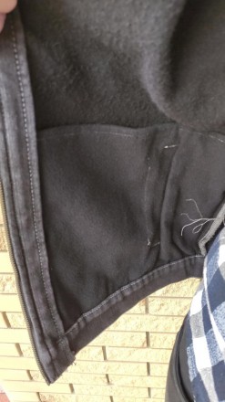 Куртка мужская джинсовая утепленная (на флисе) стрейчевая на молнии DIFFER, Турц. . фото 8