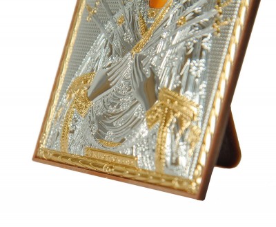 Серебряная икона Семистрельная Божья Матерь 
на пластиковом киоте Silver Axion (. . фото 4