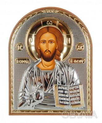 Серебряная икона "Спаситель Иисус" на пластиковой основе
Silver Axion (Греция) 
. . фото 1