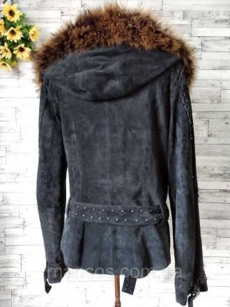 Женская теплая куртка Shatuni натуральная черная с капюшоном
Состояние б/у, в ид. . фото 8
