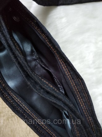 Женская дублёнка Colin's джинсовая натуральная с мехом плюс сумка муфта 
Состоян. . фото 11