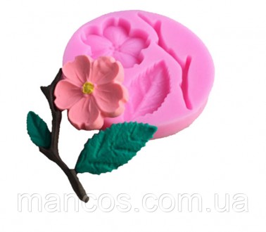 Силиконовая форма молд в форме персикового цветка, силиконовые формы для торта, . . фото 7