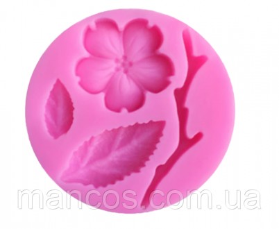 Силиконовая форма молд в форме персикового цветка, силиконовые формы для торта, . . фото 6