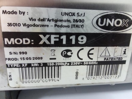 Конвекционная печь c паром Unox XF 119 Stefania б/у
 
В отличном состоянии, полн. . фото 7