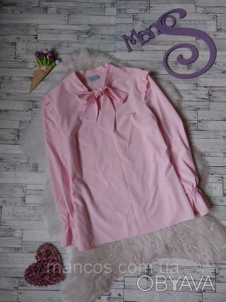 Блузка Vovk нежно розовая женская
в идеальном состоянии
Размер 48(L)
Замеры:
дли. . фото 1