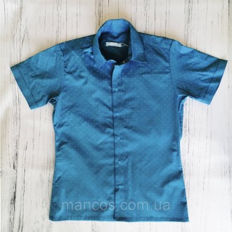 Рубашка детская для мальчика на кнопках с коротким рукавом, Touch, SmileTime, 
Р. . фото 3