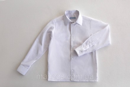 Белая рубашка для мальчика с длинным рукавом SmileTime
Рубашка SmileTime с длинн. . фото 3