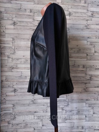 Блузка женская кожаная черная с баской
в идеальном состоянии
Размер 46(М)
Замеры. . фото 7
