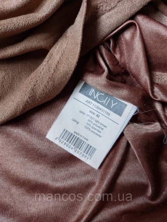 Платье женское Incity коричневое замшевое 
Состояние б/у, в идеальном состоянии
. . фото 5