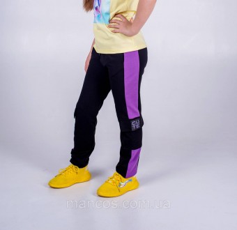 Штаны спортивные SmileTime для девочки Cute Futurity, черные
Спортивные штаны дл. . фото 2