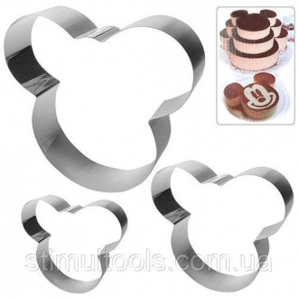 Описание:
Набор форм для торта "Микки" состоит их трех форм разного размера. С п. . фото 2