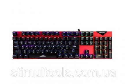 Описание:
Механическая игровая клавиатура Cyberpunk CP-110 с RGB подсветкой. Кор. . фото 5