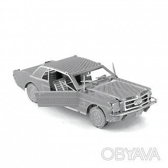 
Масштабная 3D модель автомобиля Ford Mustang 1965 из нержавеющей стали.
Металли. . фото 1