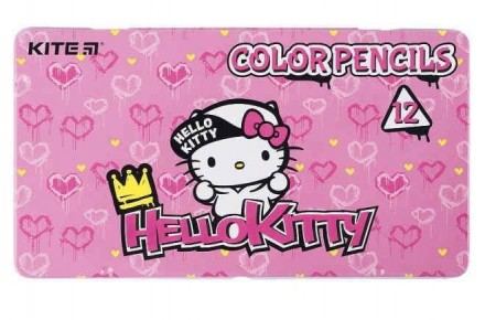 Набор цветных карандашей "Hello Kitty" 12 штук Kite. Винница. фото 1 Набор цветных карандашей "Hello Kitty" 12 штук Kite. Винница. фото 1