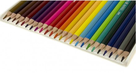
Набор карандашей "Acmeliae" 24 цвета 3мм, пластиковая подложка треугольный корп. . фото 5
