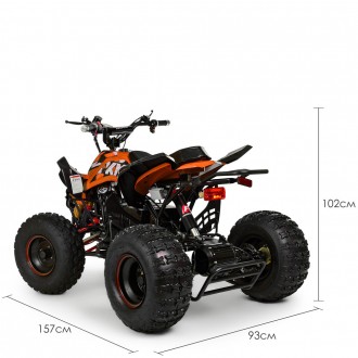 Электроквадроцикл Profi HB-EATV1500Q2 в оранжевом цвете с мощностью двигателя 15. . фото 4