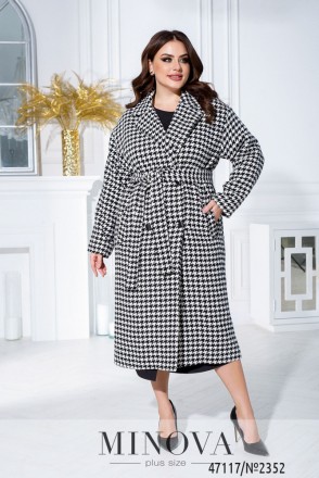 Яркое двубортное пальто oversize поможет вам выглядеть модно, стильно и необычай. . фото 3