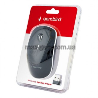4-х кнопочная беспроводная оптическая мышь с миниатюрным USB-трансивером сигнала. . фото 3