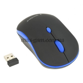 4-х кнопочная беспроводная оптическая мышь с миниатюрным USB-трансивером сигнала. . фото 2