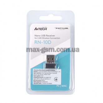 USB нано-ресивер для беспроводных мышей A4Tech / Fstyler
Для мышей с 2.4-ГГц под. . фото 4